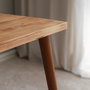 Hanah Home Escritorio de Estudio Roble 110x73x60cm, Madera Maciza Pino y Haya, Diseño Moderno y Funcional